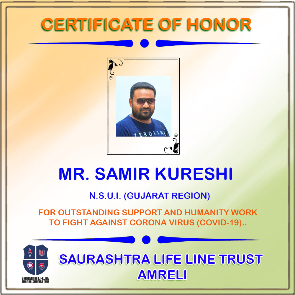 Certificate of Honor